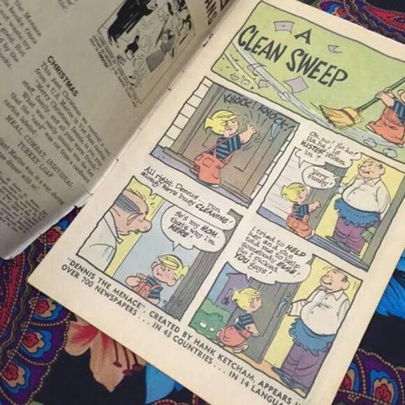 (2) VINTAGE 1965 DENNIS THE MENACE COMICS BOOKS AND BONUS SPECIAL HIS PAL JOEY - Picture 3 of 7